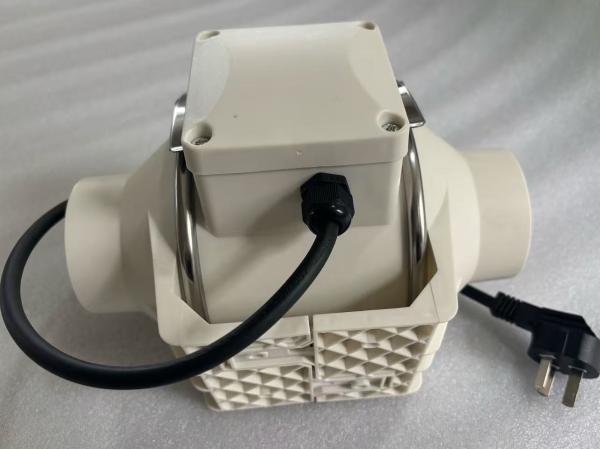Stainless Steel Blade 200mm AC Exhaust Inline Duct Fan For Industrial And Farm