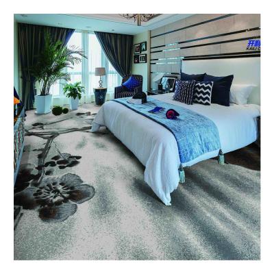 Tapis de peinture d'Axminster tissé par tapis de style d'encre chinoise pour le couloir d'hôtel