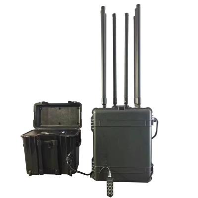 10kg Drone Jamming Equipment Long Range 3000m Coverage Remote Control Wired Panel