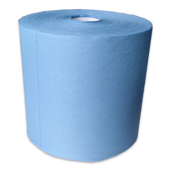 KILINE Heavy Duty Industrial Cleaning Wipes Jumbo Roll Food Grade Pulp+Polypropylene Nonwoven Wipes for Oil and Grease