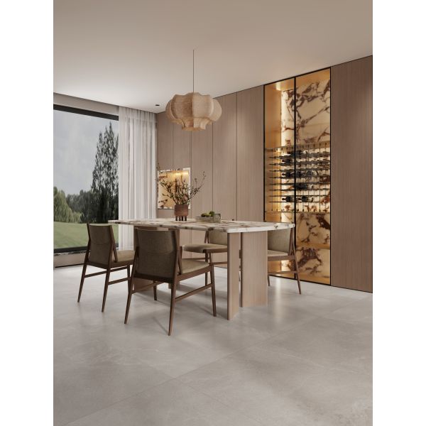 Anti Bacterial Sitting Room Floor Tiles High Density Customised Decoration