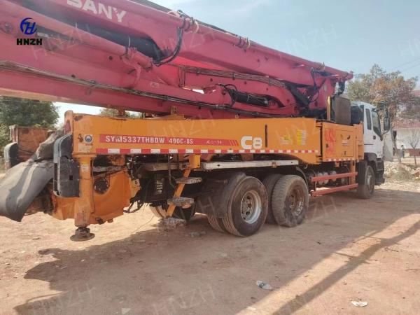 2016 Used Concrete Pump Truck SANY 3 Axle SYM5339THBDW 490C-8S