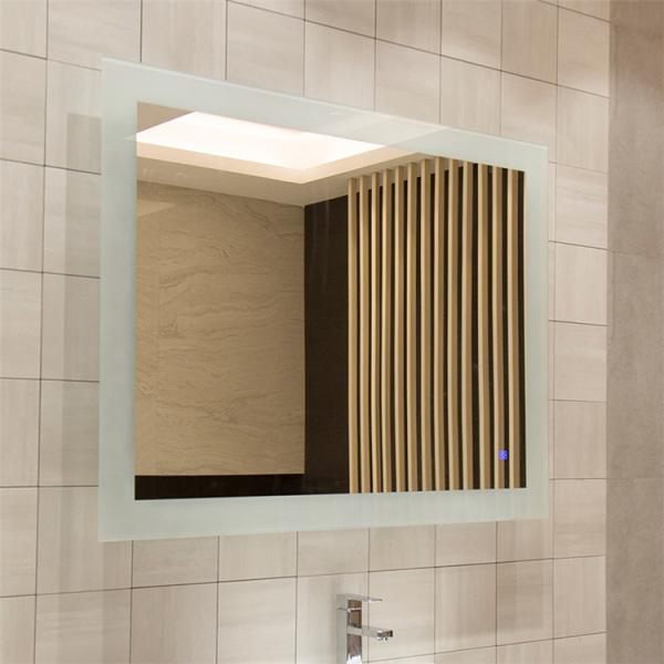 Frameless Led Bathroom Mirror With Lights Stable Operation Illuminated Vanity Mirrors