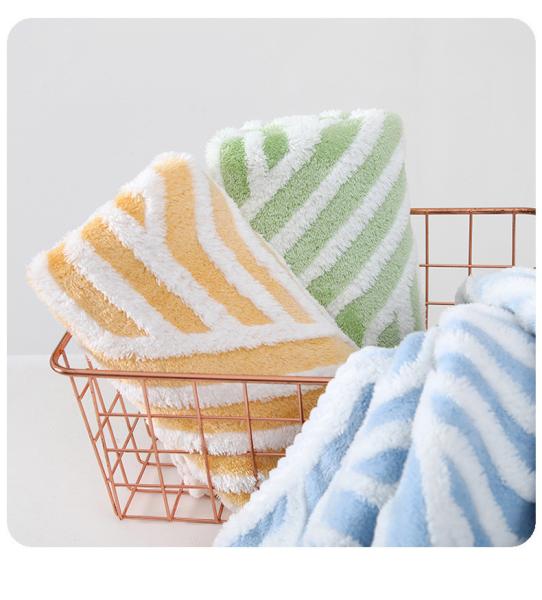 Thickened Woven Sustainable Jacquard Coral Fleece Dishcloth Microfiber Cleaning Rag