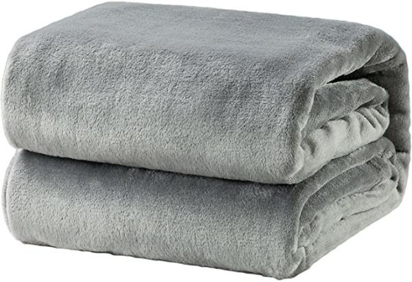 50''X60'' Bedsure Fleece Blanket Size Lightweight Super Soft Cozy Luxury Bed Blanket Microfiber