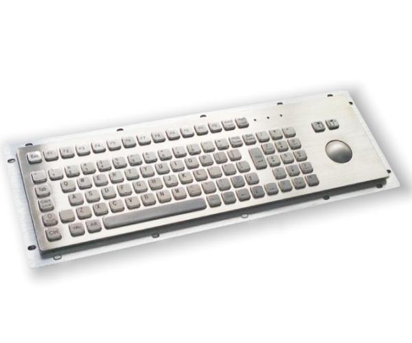 バンダル・プローフ・キオスクキーボードと トラックボール 屋外 IP65 IK07