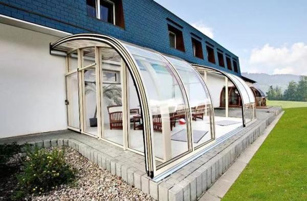 Highly Durable Aluminum Aluminum Glass House With Superior Weather Resistance