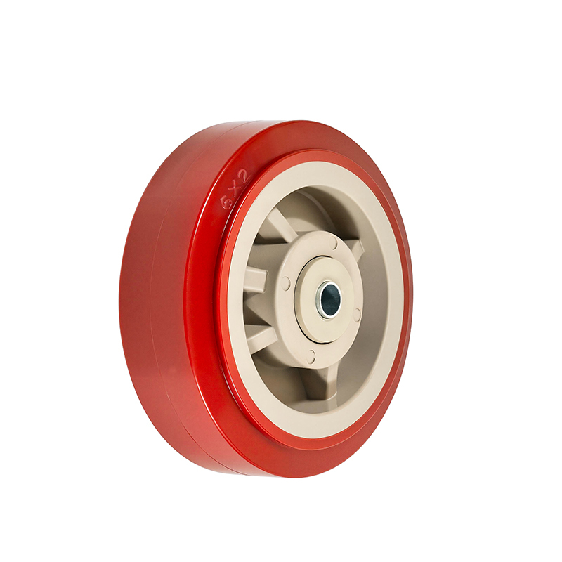 Heavy Duty  Industrial Caster Flat Pu Wheel Tread Mold  Pp Core Wheel-ball Bearing Loadind Capacity 270-400kg