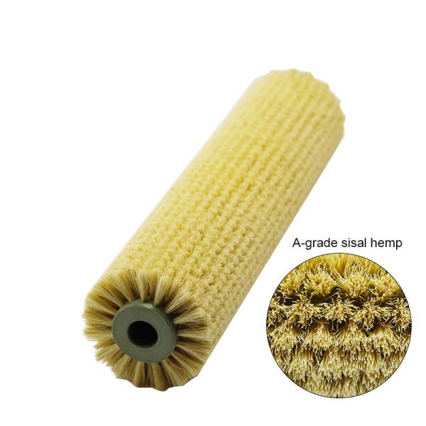 Industrial Cylindrical PP Vegetable Fruit Roller Brush For Washing And Peeling