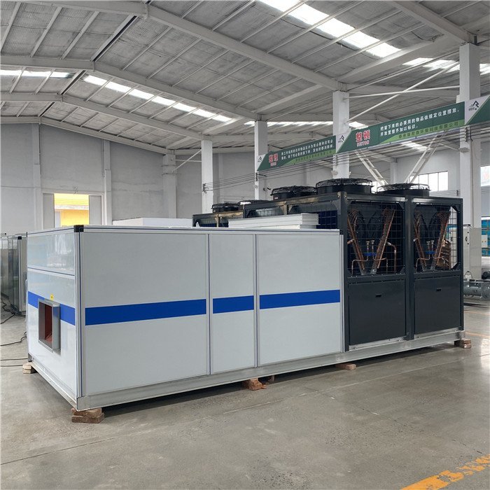 380V 7.5 Ton Rooftop Packaged Unit Galvanized Sheet Air Handler R22 Refrigerant