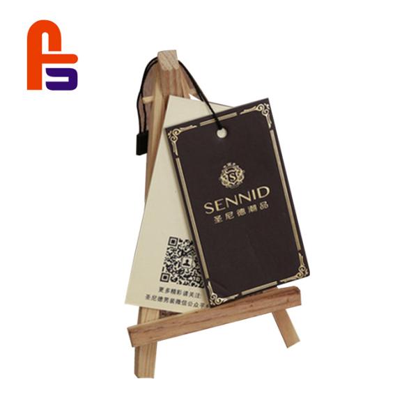 Thick  Garment Hang  Flexo Printing Custom Design Acceptable Cardboard Gift Tags