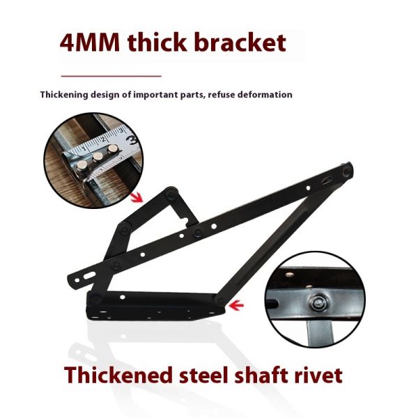 Wanjusheng Storage Lifting Bed Box Drawer Sofa Hinge Function Hardware Furniture Accessories Hidden Form Sofa Mechanism