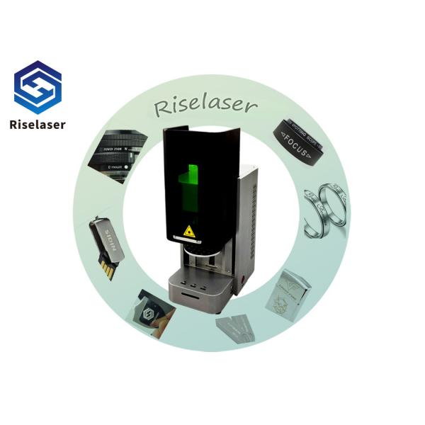 Воздушное охлаждение гравировального станка 20W лазера кольца ювелирных изделий с роторным