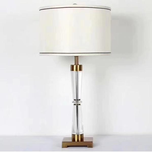 Office Metal Crystal Luxury AC110V Decorative Table Lamp