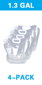 Collapsible Water Container Bag, Storage Jug, Sport Camping Riding Mountaineer, Freezable