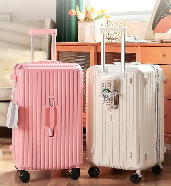 Valija de viaje de cinco mangos 1683 Valija de viaje de moda multifuncional de 20 pulgadas 24 pulgadas 28 pulgadas ABS equipaje de viaje de cáscara dura