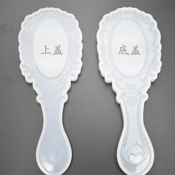 Mirror crystal dropper UV resin glue handmade silicone mold retro mirror comb mold DIY handmade dropper glue
