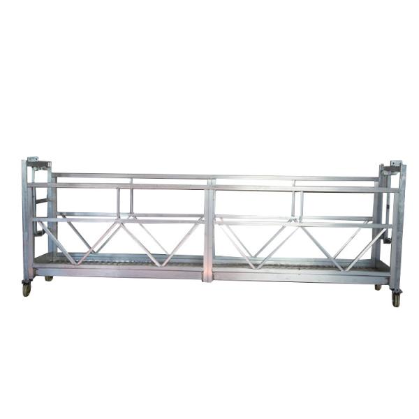 Glass cleaning equipment electric wire rope construction swing stage platform for sale