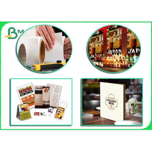 lado sintético Matt Smooth Finish del doble del papel del polipropileno 130um final liso de Matt del lado doble de papel sintético del polipropileno 130um