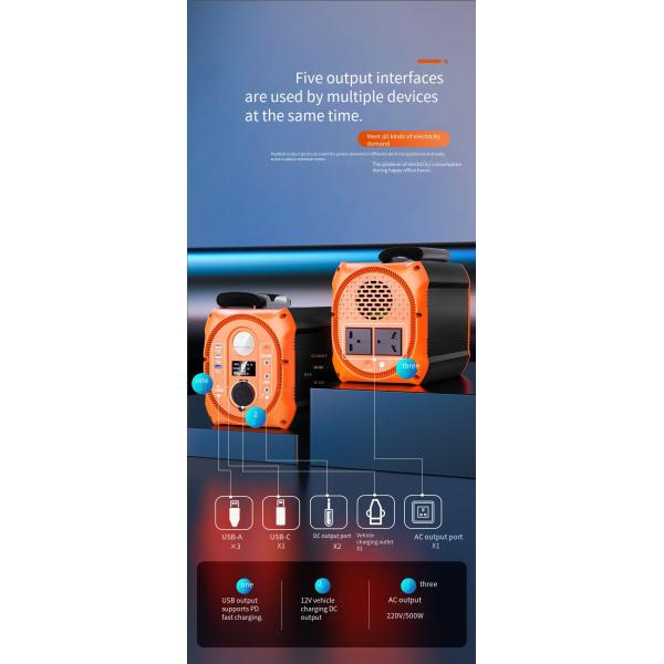 300 Вт портативная электростанция Чистая синусная волна Энергохранилище Электростанция