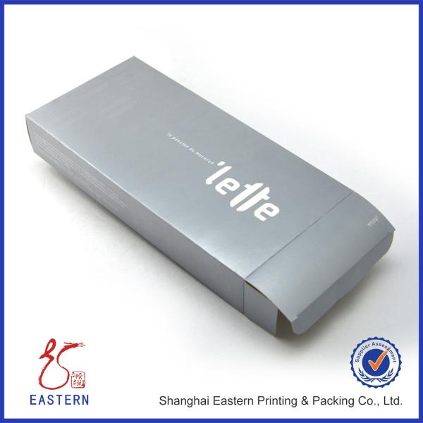 O GV feito sob encomenda de Logo Printed Luxury Silver aprova a caixa de papel 300gsm de Macaron