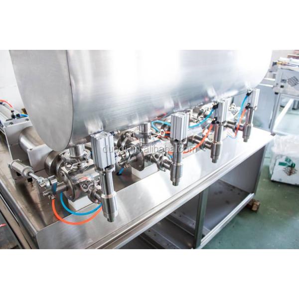 DUOQI G4WTD Máquina de enchimento semi-mática para óleo detergente de sumo de mel 4 bocas de cabeça 110V