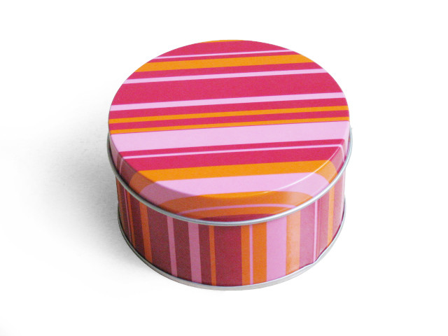 Small Candle Tin Box 0.23mm Thickness With Printing And Embossing