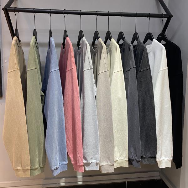 Impresión 100% de algodón ropa callejera con kit bordado tejido de costumbre khaki camisetas con capucha y sudaderas para hombres