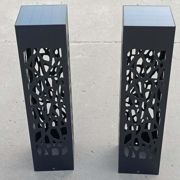 IP 65 Garden Corten Bollard Light 120mm Garden Metal Ornaments