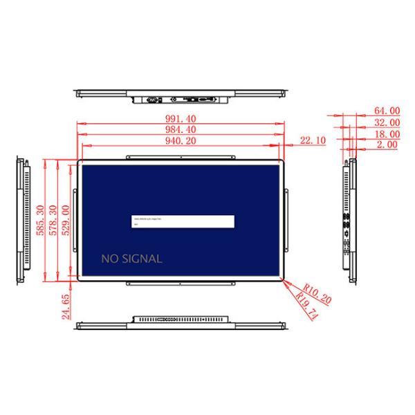 43-Inch Display for Digital Advertising and Public Signage Solutions