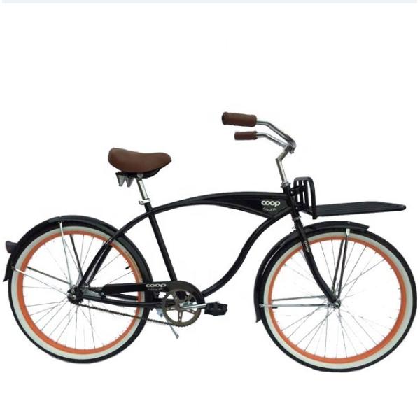 26 Wheel Size Adult Beach Cruiser Bicycle in Green Color with Rear Pedal Brake Hot Item