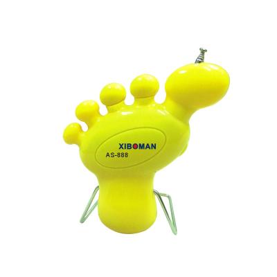 Foot Design Portable Mini FM Radio Speaker Music 47mm With Retractable Antenna