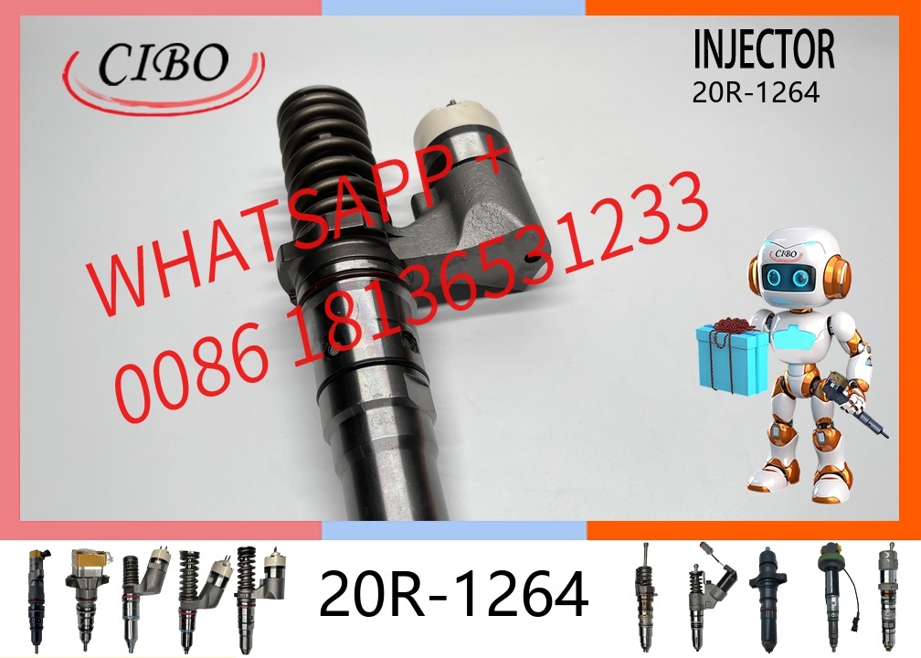 original 20R-1264 Common Rail Injector Assembly for 3512 3508B 3516B 3512B Diesel Engine Fuel Injector Generator Set GEN SET Replacement OEM 392-0200 3920200 original new injector