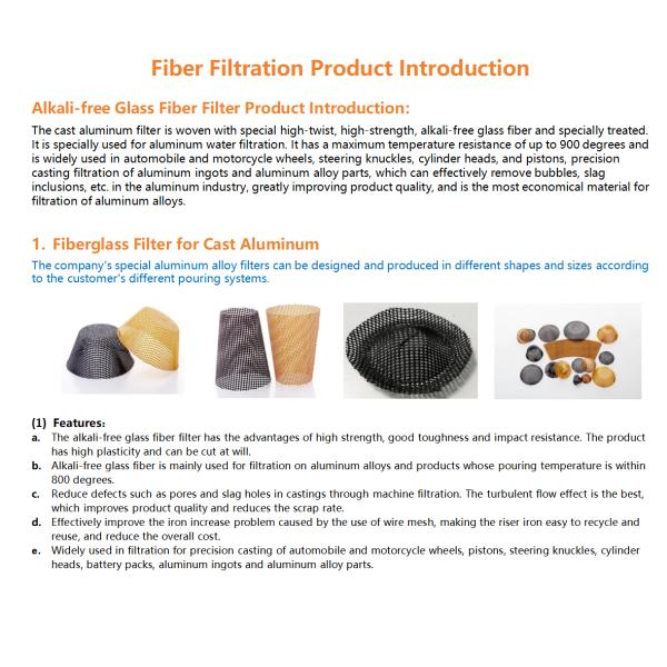 Стекловолокно высокий кремний железо / алюминий стекловолокно фильтры сетка стекловолокно сетка огнеупорный стекловолокно фильтр экрана