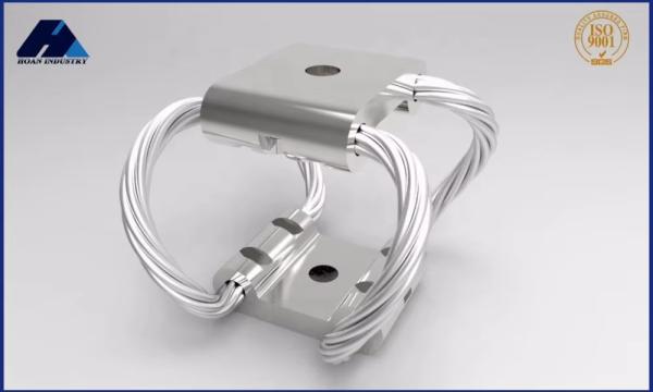 GR5-38D-A Wire Rope Vibration Isolator for Drones 3.5-2000KG Load