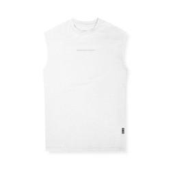 Gym Training Men Workout Tank Top Singlet Cotton Hollow Breathable Vest