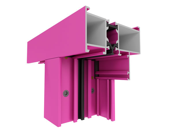 Подгонянные цвета алюминиевое Виндовс профилируют застекленную двойником изоляцию жары