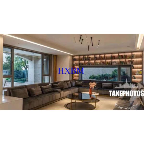 EPDM 5mm Glass Aluminium Clad Timber Windows Soundproof C Notch