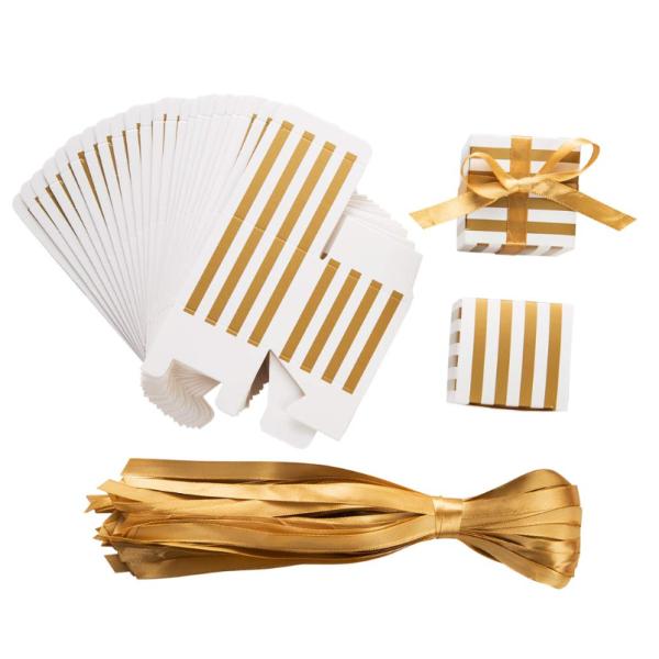 Luxury Ribbon Paper Boxes For Chocolates Packaging Customized Logo