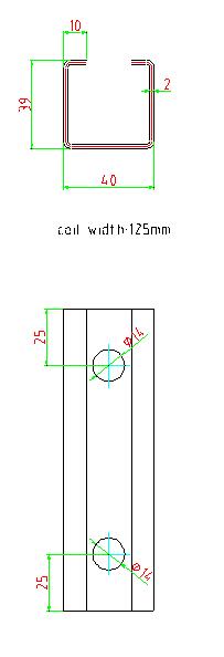 Cast iron structure Cold Roll Forming Machine for Steel 2mm thickness