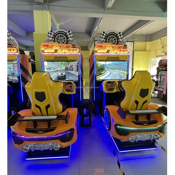 Hot Racing Game Full Motion Car Race Simulator Video Game Machine for Sales