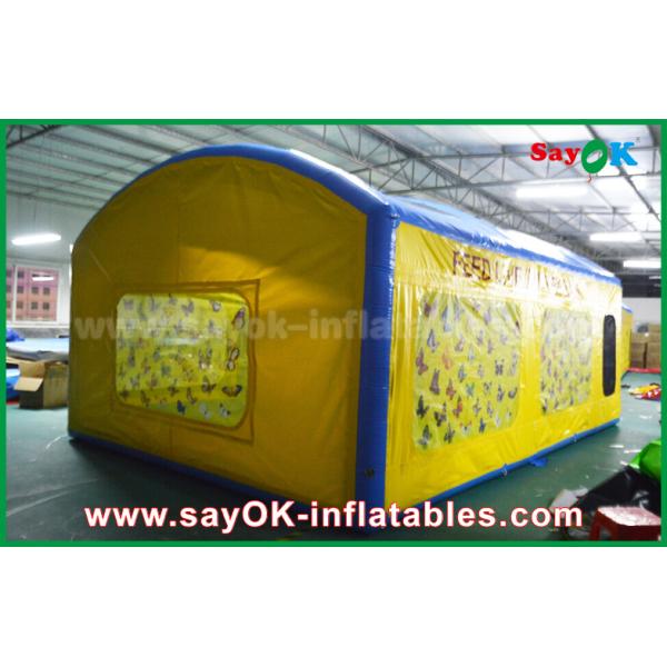 Large PVC Butterfly Inflatable House Tent For Teaching / Blow Up Camping Tent