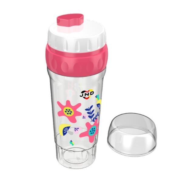 Convenient Dosage Control Plastic Bottle for Carrying Powder Eco-Friendly and Durable