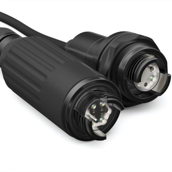 Tactical waterproof fiber cable Hermaphroditic Interconnection Expanded Beam Connector HXB13