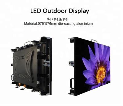 ​PH4 PH4.8 PH6 Stage Background Outdoor Rental LED Display High Brightness