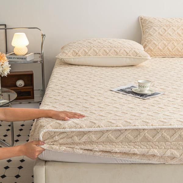 Стиральная машина для мытья зимнего постельного белья набор 100% бархатный защитник постельного матраса