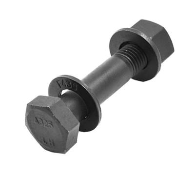 O preto F436 de ASTM A325 pesado encanta a arruela ASME B18.2.1 dos parafusos