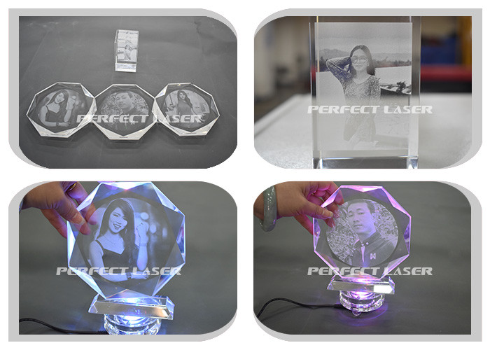 2019 5000HZ Новый стиль с воздушным охлаждением 3D Crystal Laser Внутренняя гравировальная машина