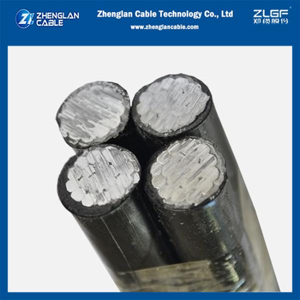 Квадруплексный кабель воздушный кабель 3x1/0AWG+1/0AWG