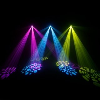 Подгоняйте свет приведенный 4500lm 7500K DMX512 репроектора Gobo стекла 200
